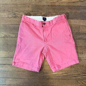 J. Crew Men's Shorts in Faded Red Size 30 with 9" Inseam